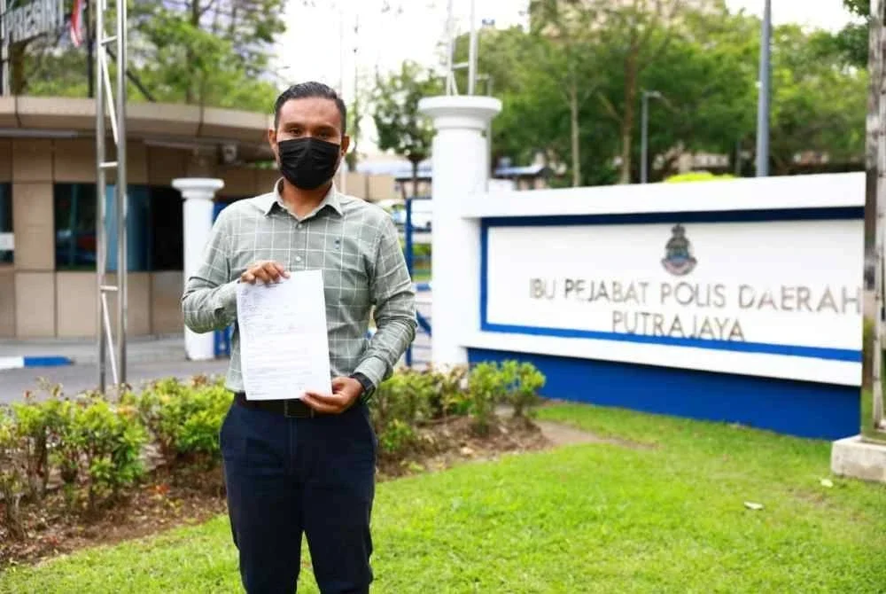 SPRM membuat laporan polis di IPD Putrajaya pada Khamis.