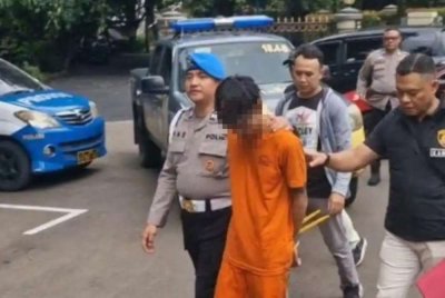 Suspek berjaya ditahan kurang daripada 24 jam selepas insiden. Foto Agensi