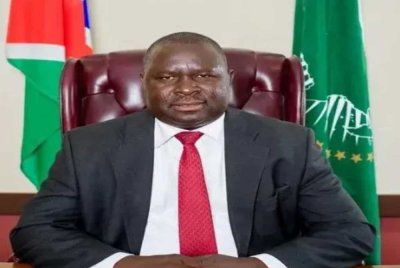 Adolf Hitler Uunona yang dikenali ramai disebabkan namanya itu merupakan ahli politik veteran daripada parti pemerintah South West Africa People’s Organization (SWAPO).- Agensi