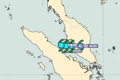 Amaran ribut tropika yang berpotensi menyebabkan hujan lebat berterusan, angin kencang dan laut bergelora bagi negeri-negeri barat dan tengah Semenanjung.