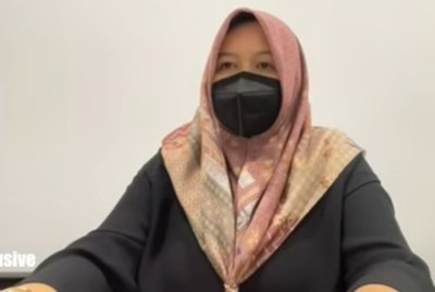 Sofia Rini menafikan menjadi proksi Shamsul Iskandar berhubung dakwaan rasuah. Foto ihsan pembaca