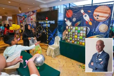 Children’s Day Festival 2025 anjuran Royale Chulan Seremban berjaya menarik 3,000 kanak-kanak dan ibu bapa untuk bersama-sama berhibur dalam pelbagai acara. Gambar kecil: Abd Halim