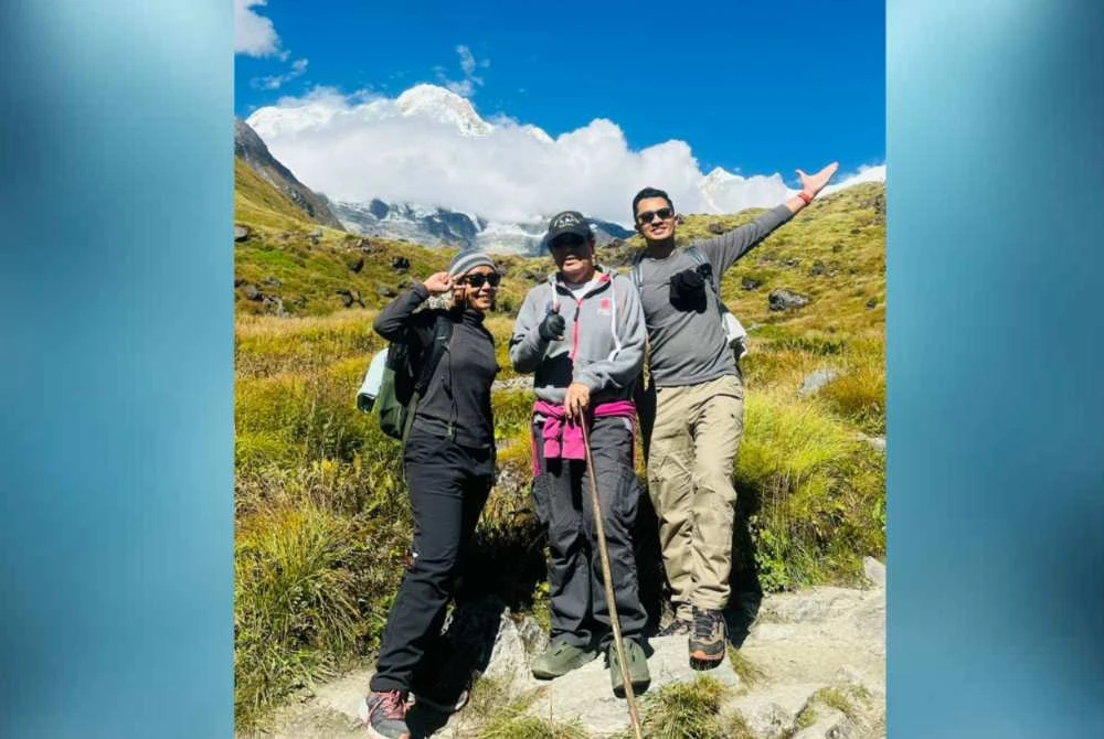 Bersama Raziz dan Haida.