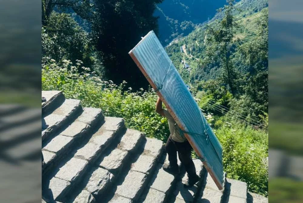 Porter di tangga Chhomrong.