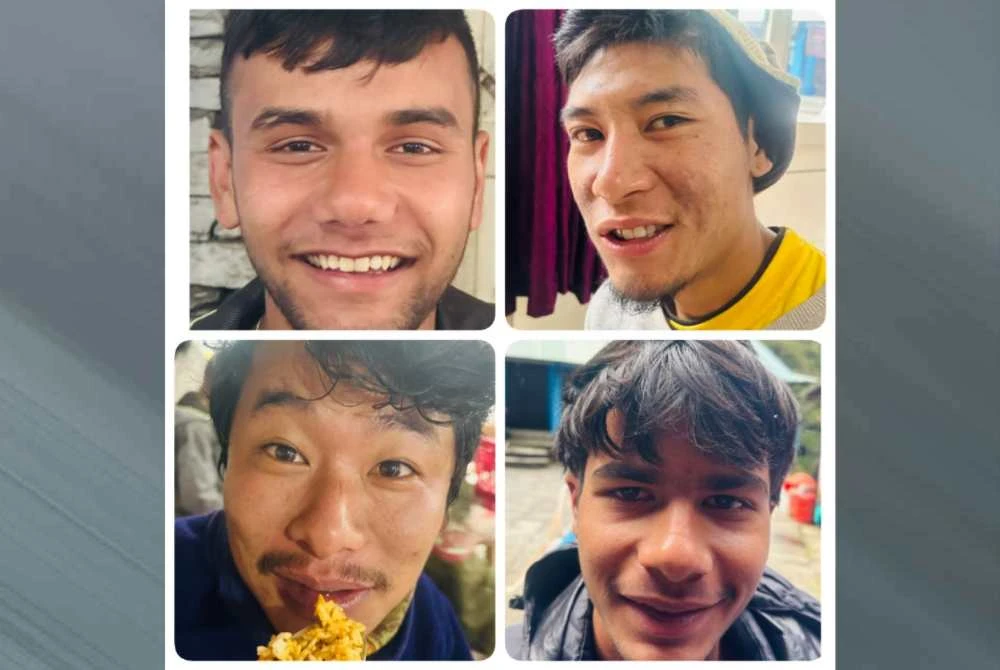 Empat orang sherpa kami.