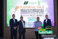 Mohd. Hisham (dua dari kiri) pada Majlis Pra Pelancaran KHUP 4 di Menara Ilham, Kuala Lumpur baru-baru ini. Foto Bernama