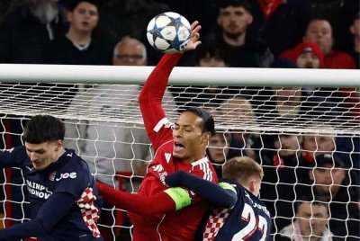 Liverpool dibelasah 1-4 oleh PSV Eindhoven dalam saingan Liga Juara-Juara (UCL) di Anfield pada awal pagi Khamis.