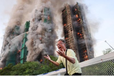 Angka korban akibat kebakaran besar di sebuah kompleks kediaman bertingkat di Hong Kong meningkat kepada 75 orang