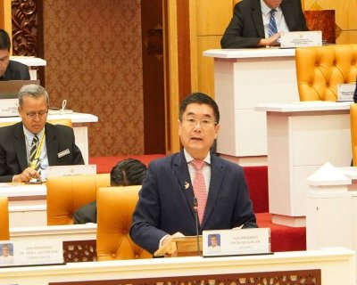 Kok Lim ketika menjawab soalan lisan semasa Sidang DUN Perak pada Jumaat.