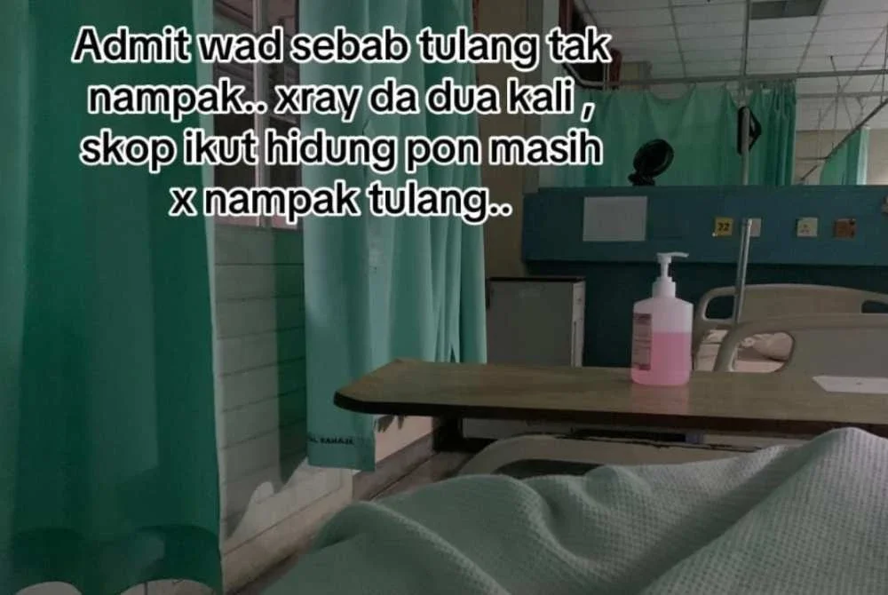 Nur Ainzahidah dimasukkan ke wad kerana tercekik tulang selepas makan nasi dagang.