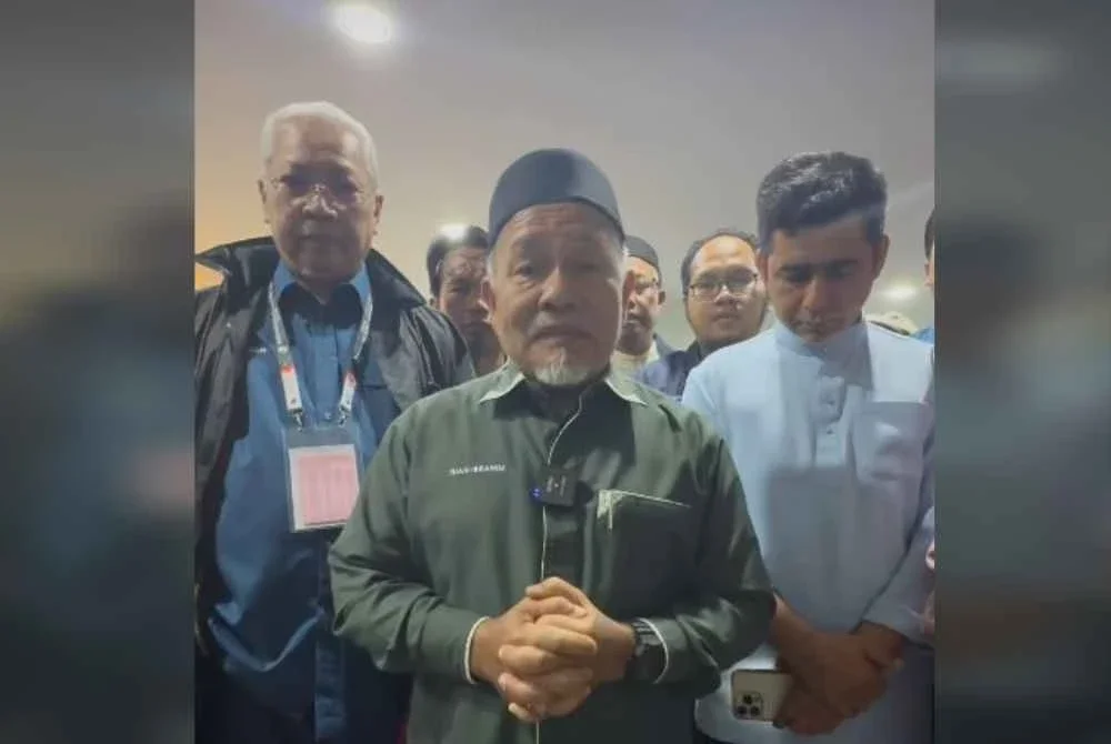 Tangkap layar ucapan Tuan Ibrahim yang dimuat naik di Facebook pada Sabtu.