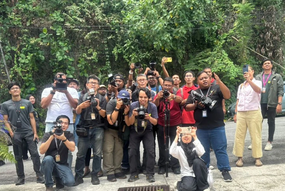 Wartawan yang hadir.