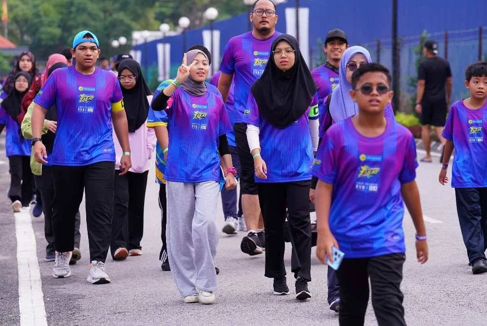Zakat Selangor Run ialah antara acara yang menjadi tarikan pengunjung. Foto: Mohd Halim Abdul Wahid