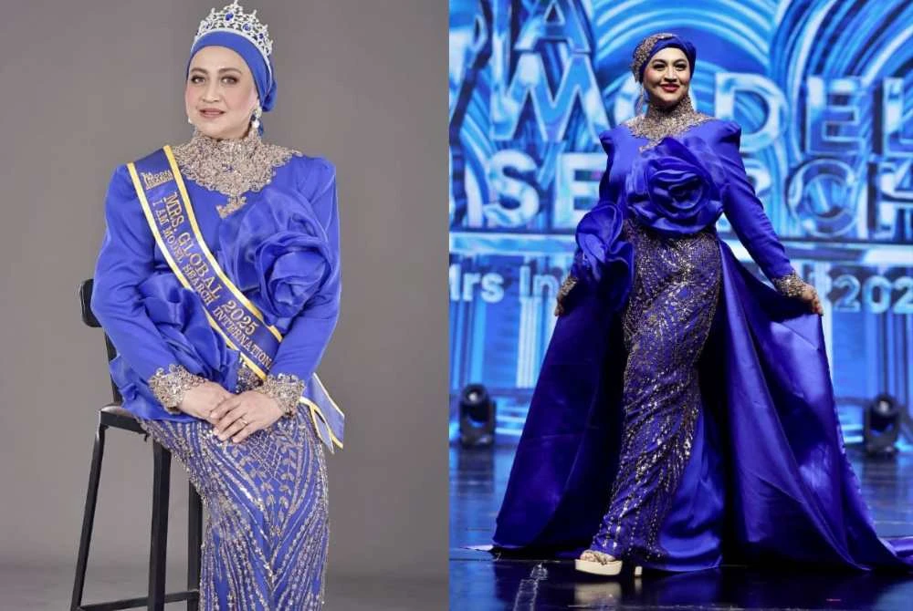 Needa melakar sejarah peribadi tersendiri apabila dinobatkan sebagai Mrs Global International 2025 di Bangkok