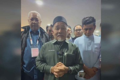 Tangkap layar ucapan Tuan Ibrahim yang dimuat naik di Facebook pada Sabtu.