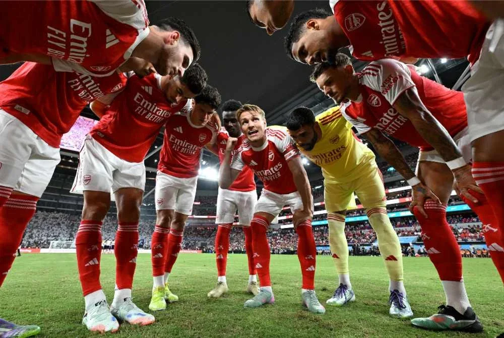 Arsenal kini mendahului carta EPL. Foto Agensi