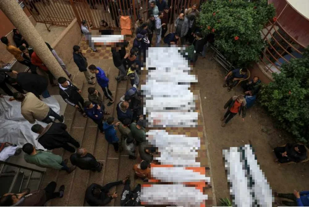 Angka korban di Gaza telah melepasi 70,000 orang. Foto AFP