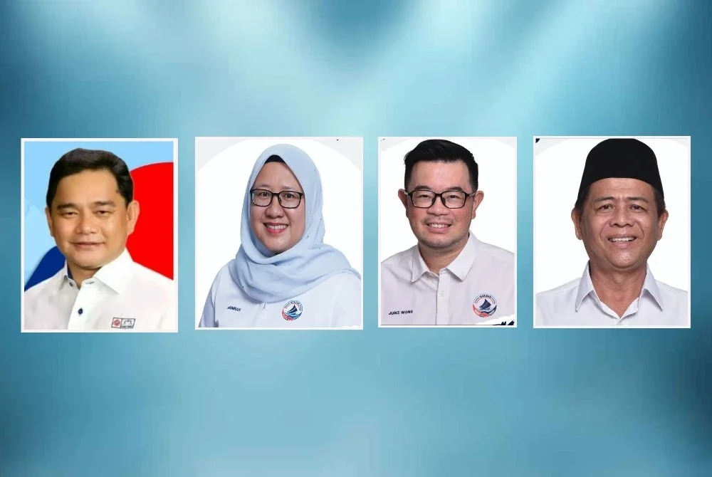 Dari kiri James Ratib, Isnaraissah Munirah, Hong Jun dan Daud.