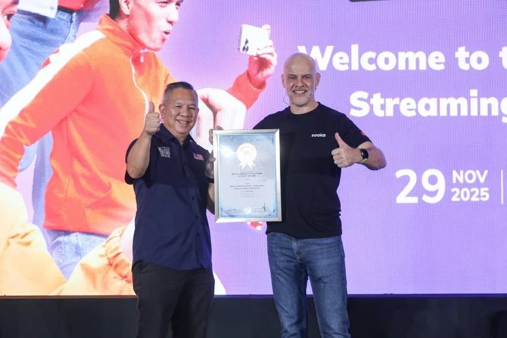 sooka Gilerrr Streaming Challenge meraih pengiktirafan daripada Malaysia Book of Records bagi kategori Peserta Terbanyak dalam Cabaran Penstriman Multitasking.