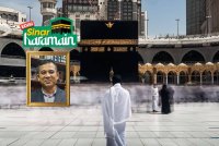 HADIR ke Tanah Suci Makkah sebagai jemaah haji kini menjadi ibadah rindu buat umat Islam di Malaysia kerana perlu menunggu sehingga 100 tahun. Foto Canva/Gambar kecil: DR ZAIZUL