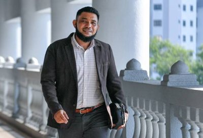 Papagomo mengaku tidak bersalah di Mahkamah Sesyen Sepang atas pertuduhan membuat dan memulakan hantaran komunikasi palsu. Gambar fail 