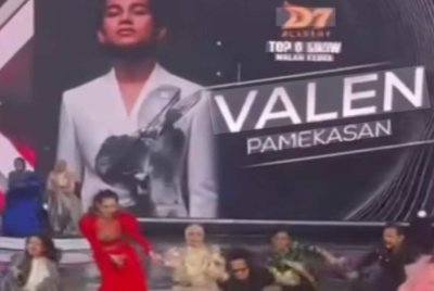 Sedutan klip itu lantas tular.- Agensi