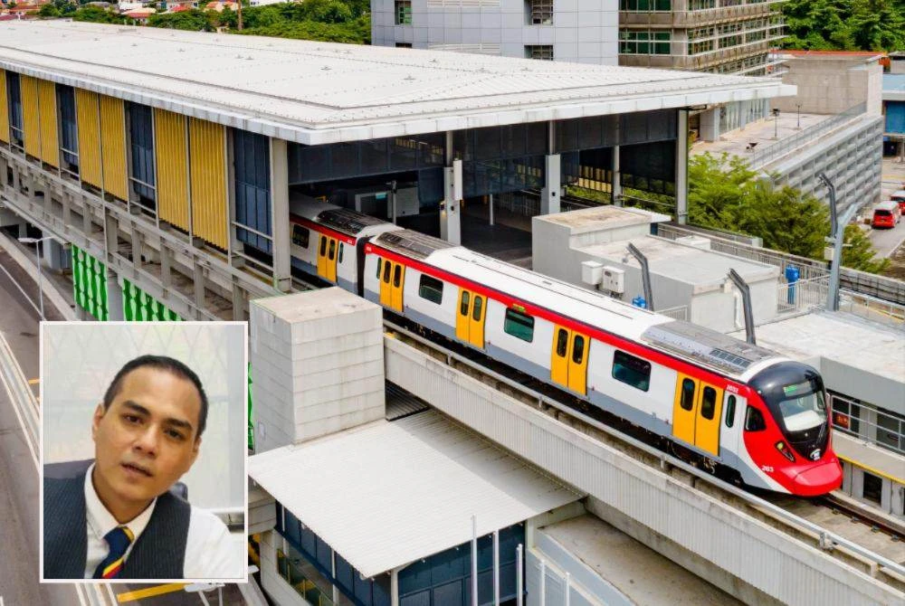 Kelewatan tren LRT, MRT dan Monorel walau sekadar beberapa minit setiap hari memberi kesan ekonomi yang lebih besar daripada apa yang dilihat di platform. Gambar kecil: Mohamad Khair Afham