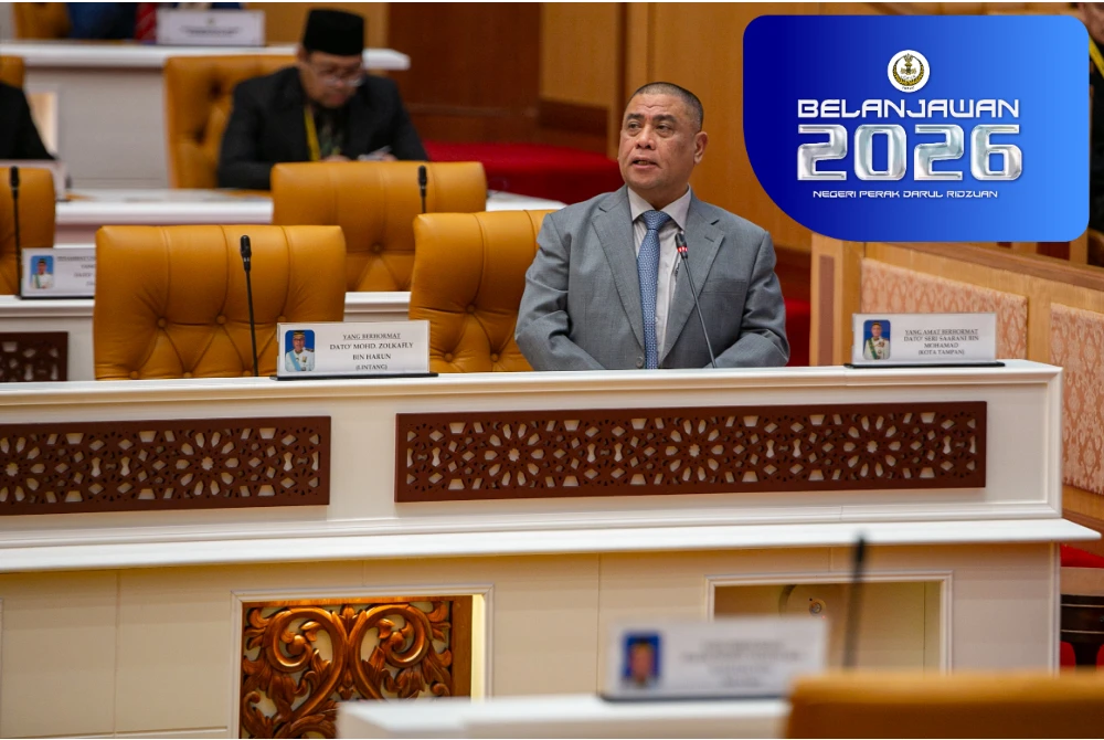 Saarani ketika menggulung perbahasan Belanjawan Negeri Perak 2026 sempena Sidang DUN Perak pada Selasa.