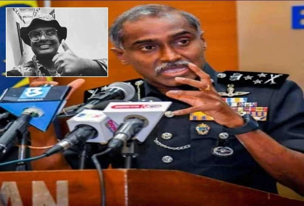 M Kumar dan Allahyarham Syamsul Haris Shamsudin (Gambar kecil).