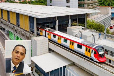 Kelewatan tren LRT, MRT dan Monorel walau sekadar beberapa minit setiap hari memberi kesan ekonomi yang lebih besar daripada apa yang dilihat di platform. Gambar kecil: Mohamad Khair Afham