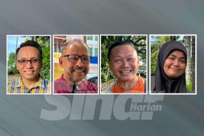 Dari kiri, Parasin, Samy, Rimon dan Nurayzah