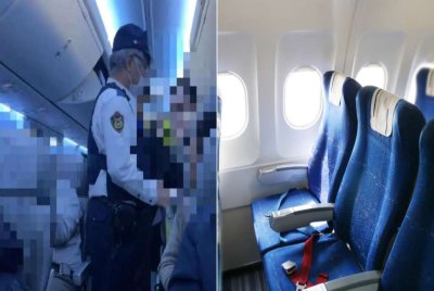 Permintaan lelaki itu ditolak selepas dia enggan membayar untuk pertukaran tempat duduk tersebut. - Foto Agensi