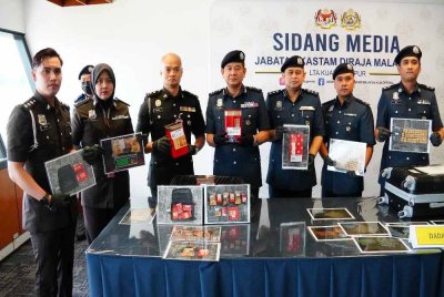 Antara dadah yang dirampas di KLIA pada 19 November lalu.