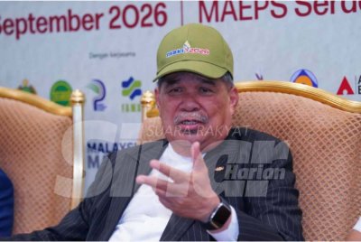 Mohamad Sabu pada sidang media selepas Majlis Pra Pelancaran MAHA 2026 di MAEPS Serdang, pada Rabu.