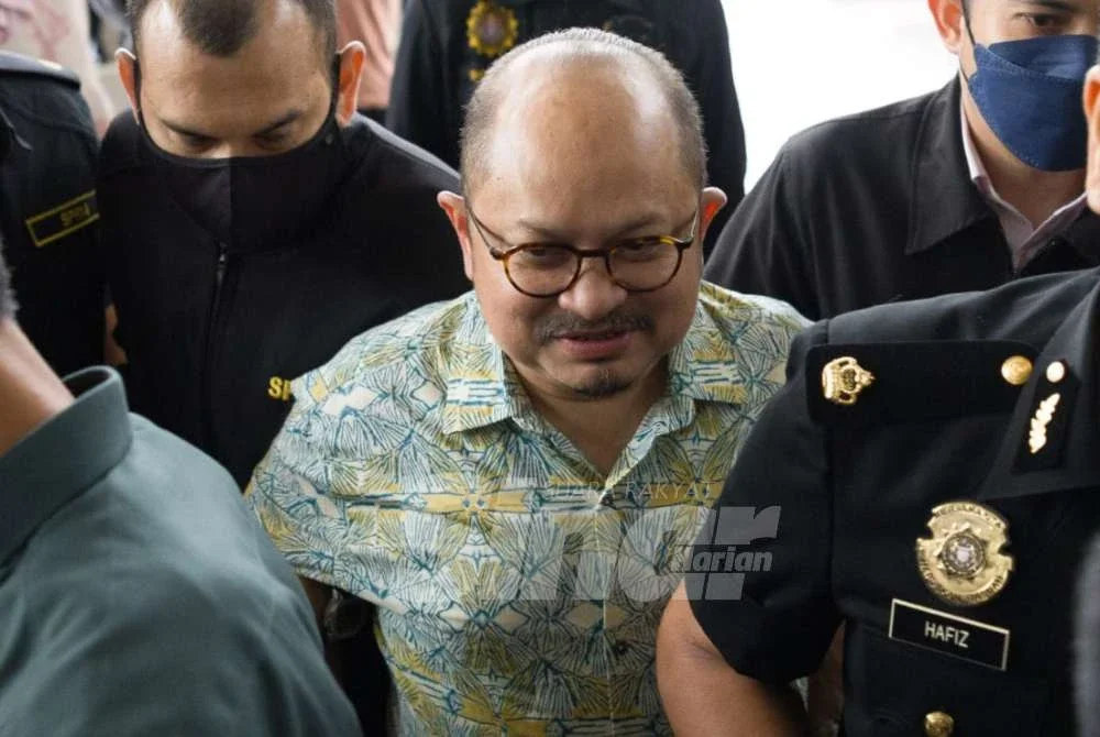 Shamsul Iskandar di Mahkamah Sesyen Kuala Lumpur pada Khamis. Foto: ROSLI TALIB