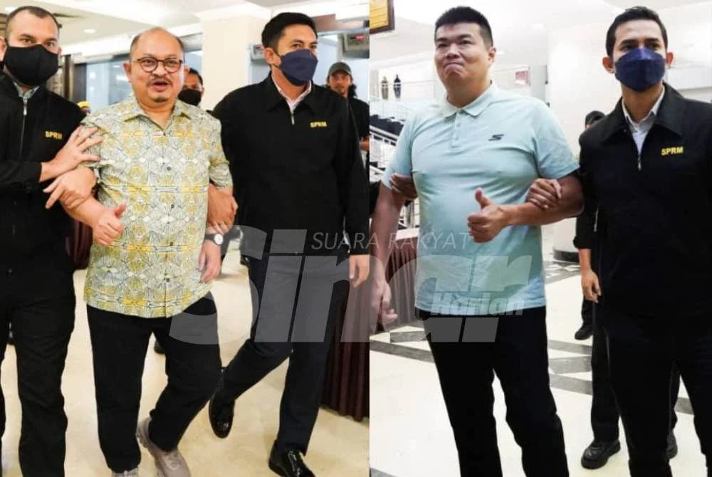 Shamsul Iskandar dan Albert dibawa ke mahkamah untuk menghadapi pertuduhan pada Khamis. Foto: ROSLI TALIB