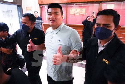 Albert Tei mengaku tidak bersalah di Mahkamah Sesyen Kuala Lumpur pada Khamis. Foto: ROSLI TALIB