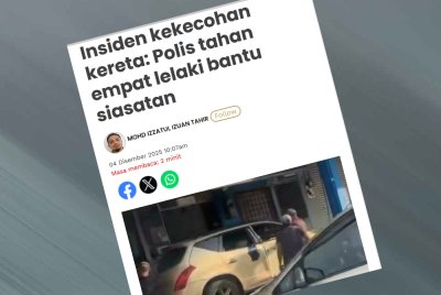 Laporan Sinar Harian pada Khamis 