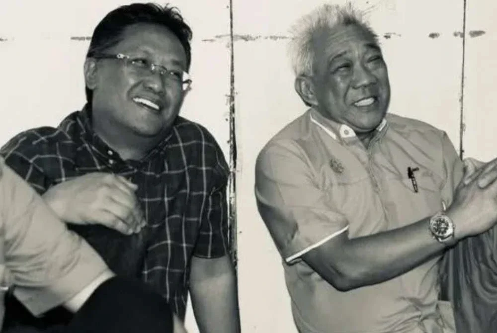 Rahman berkongsi gambar beliau dengan Allahyarham Bung Moktar yang dirakamkan pada 7 Mei 2019. Pemergian Bung Moktar amat memberi kesan kepada Rahman. - Foto Instagram @rahmandahlan
