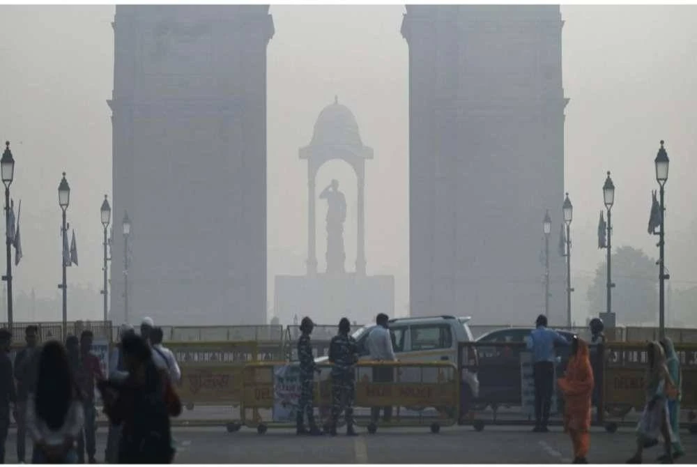 Tahap pencemaran udara di ibu kota India itu semakin membimbangkan. Foto hiasan