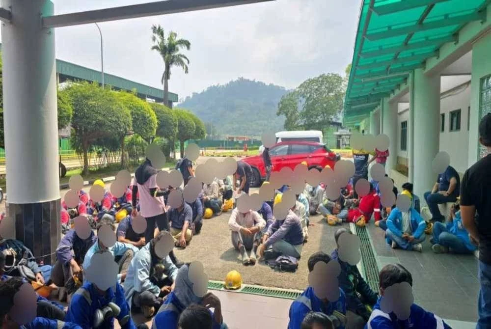 Syarikat pengurusan sisa terjadual dikesan menggajikan lebih 40 warga asing tanpa dokumen sah. Foto ihsan JIMNS