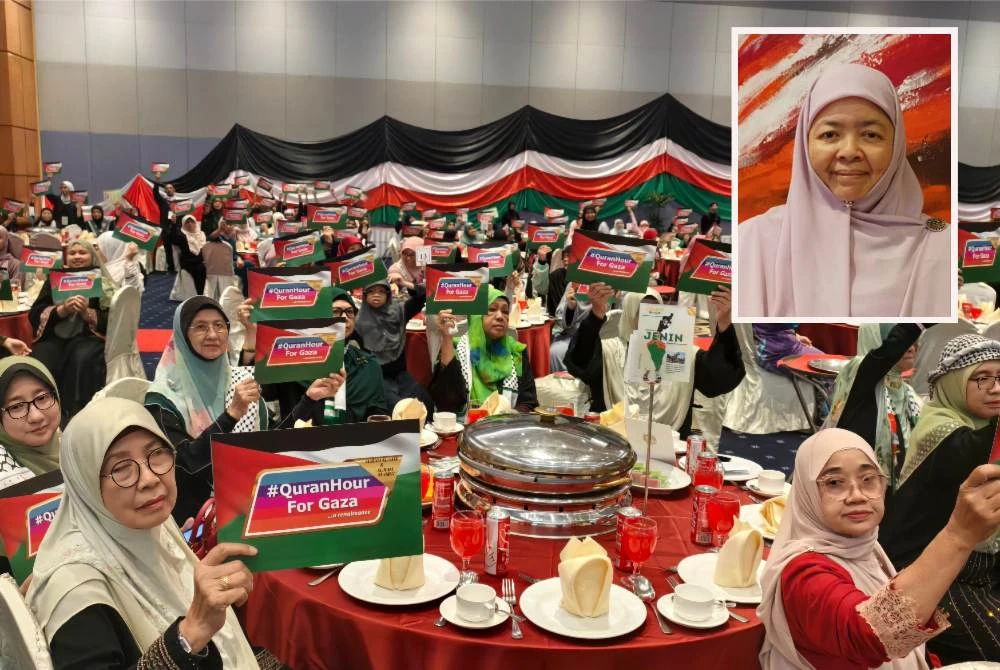 Peserta yang hadir program 'Seed Of Hope In Gaza, Charity Hi-Tea dan #Quranhour For Gaza. (Gambar kecil) Mastura 