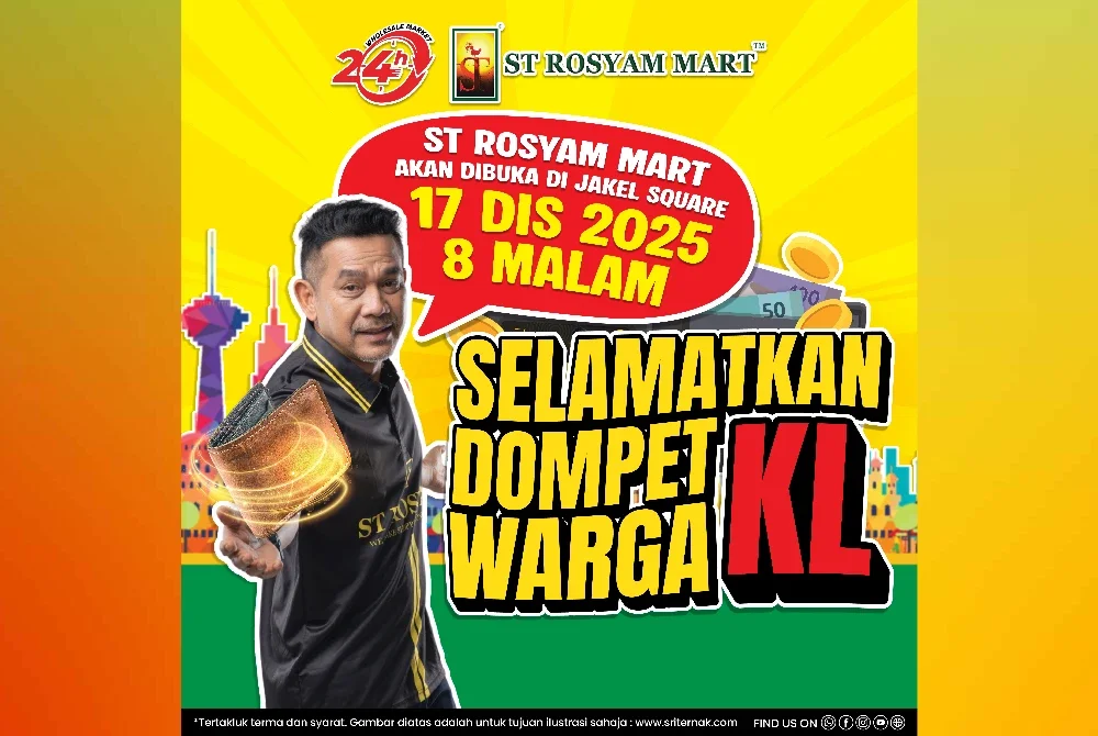 Kempen ‘Selamatkan Dompet Warga KL’ diperkenalkan ST Rosyam Mart bagi membantu rakyat mendapatkan keperluan harian pada harga berpatutan.