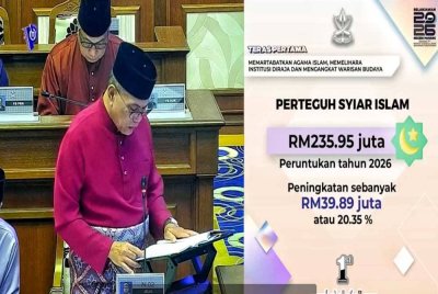 Dato' Sri Diraja Wan Rosdy memaklumkan usaha memperkasa syiar Islam di Pahang dilaksanakan secara menyeluruh menerusi peruntukan RM235.95 juta bagi tahun 2026.