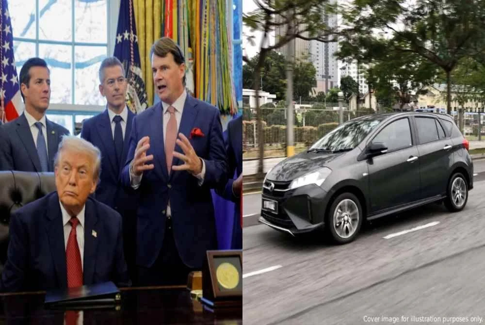 Trump memuji saiz kereta lebih kecil yang dilihat di Malaysia, Jepun dan Korea Selatan. - Foto Agensi