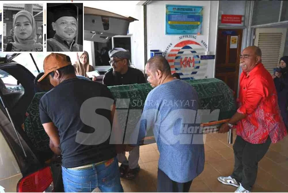 Jenazah Allahyarhamah Suzaimah (gambar kecil kiri) selamat dikebumikan di Tanah Perkuburan Kampung Lebir, Gua Musang jam 9.26 malam manakala jenazah Hassan (gambar kecil kanan) selamat dikebumikan di Tanah Perkuburan Islam Kampung Kedai Menanti, Pasir Puteh pada jam 9.10 malam.
