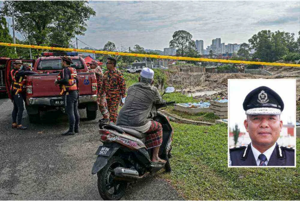 Operasi mencari dan menyelamat (SAR) seorang remaja lelaki yang dikhuatiri lemas selepas didakwa dibawa arus deras dalam longkang besar di Taman Prima Saujana pada Khamis. - Foto: Bernama Gambar kecil (Naazron)
