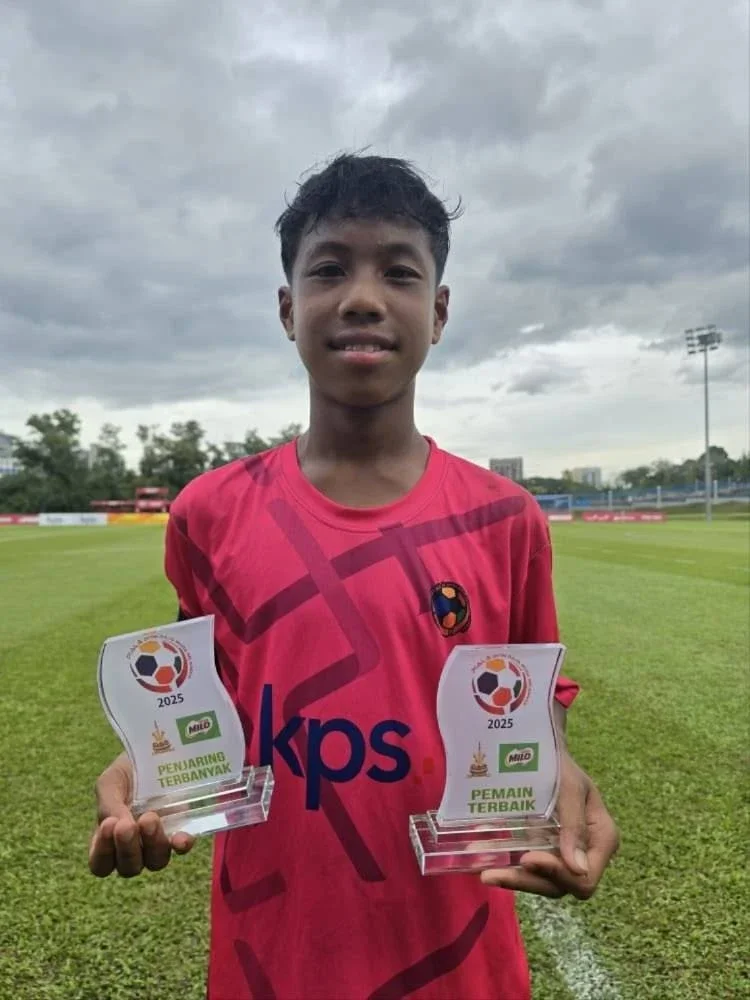Muhammad Arif wira pasukan SK Serdang. Foto: Media Piala Raja Muda Selangor B-12