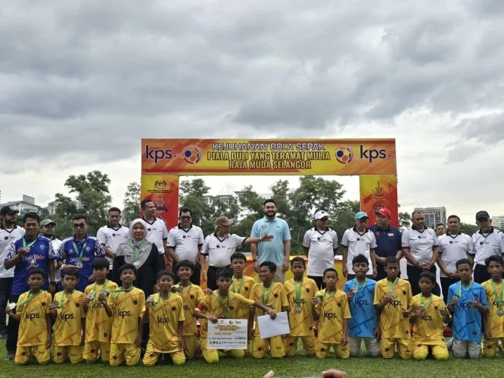 SK Ulu Yam Bharu menutup saingan Piala Raja Muda Selangor B-12 dengan status naib juara. Foto: Media Piala Raja Muda Selangor B-12.