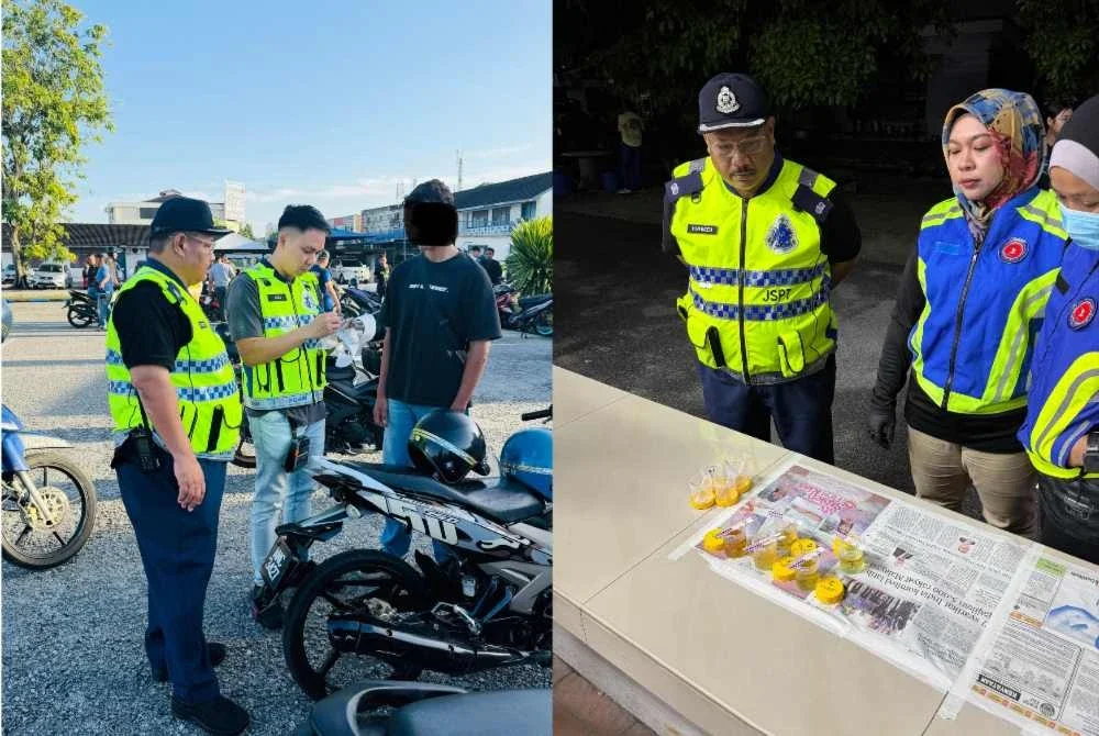 Dalam tindakan bersama AADK, seramai 11 individu dikesan positif dadah, termasuk seorang remaja lelaki berusia 16 tahun.
